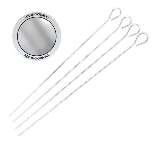 Kit Completo de Churrasco Inox 9 Peças